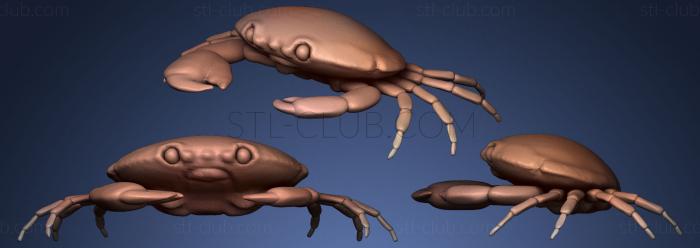 3D model Seven Eleven Crab (STL)